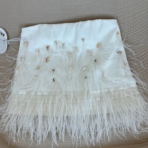 Staud tube top/ mini skirt